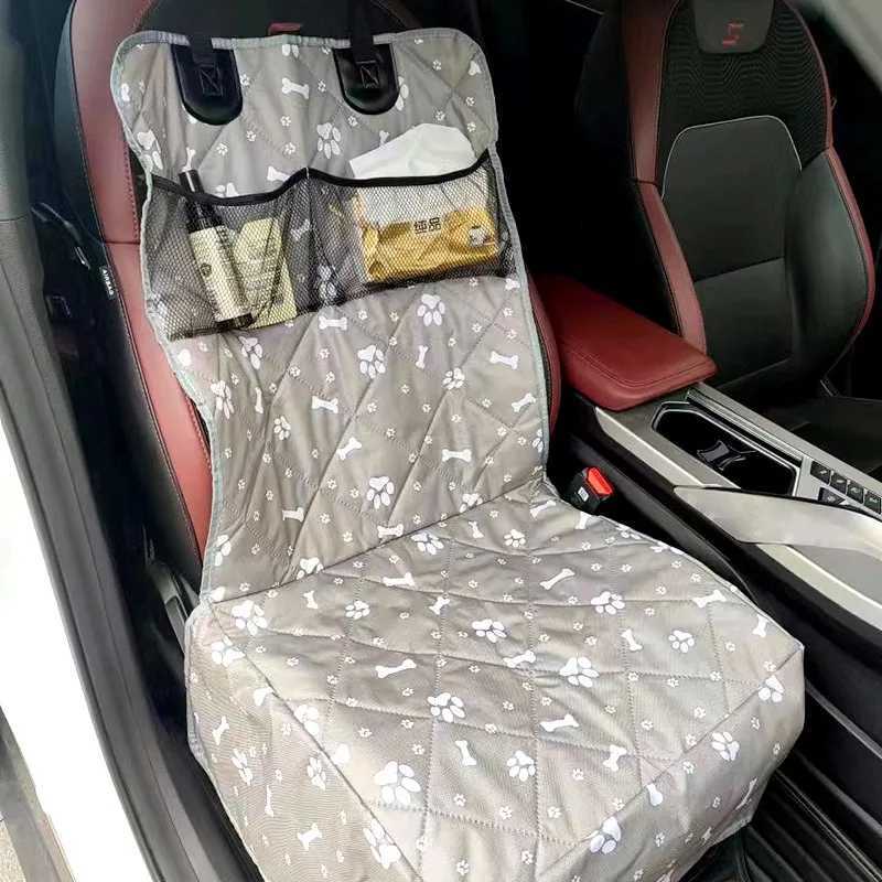 Dog Car Seat Covers Pet Car Basket Co-pilot Cat Safety Seat Litter Pet Dog Waterproof Dirt-proof and Bite-proof Car Cushion Car Seat Artifact H250211