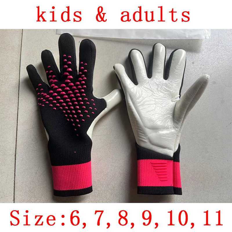 Goalkeeper Gloves For Kids Goalie Gloves Thicken Latex Football Soccer Adults Anti-slip Protection Soccer Children Goalie GlovesXJ250213