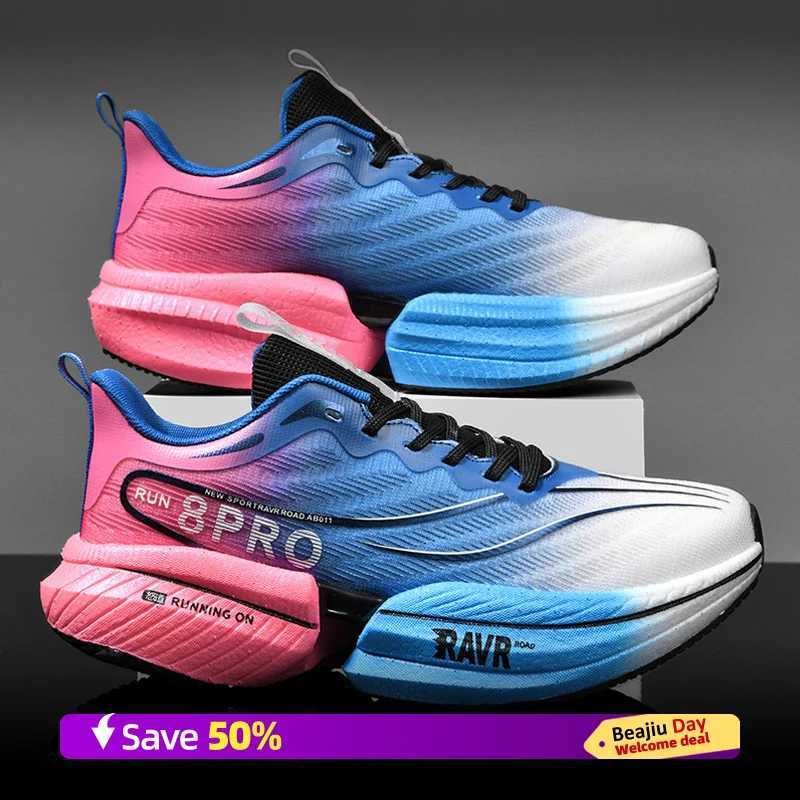 Men Sports Running Shoes Casual Marathon Breathable Lightweight Womens Comfortable Athletic Nonskid Walking Sneakers Outdoors Z250225