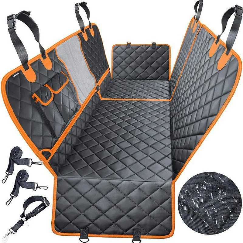 Dog Car Seat Covers Ruxin Dog Car Seat Cover Waterproof Foldable Pet Dog Travel Mat Mesh Dog Carrier Car Hammock Cushion Protector Zipper Pocket H2502