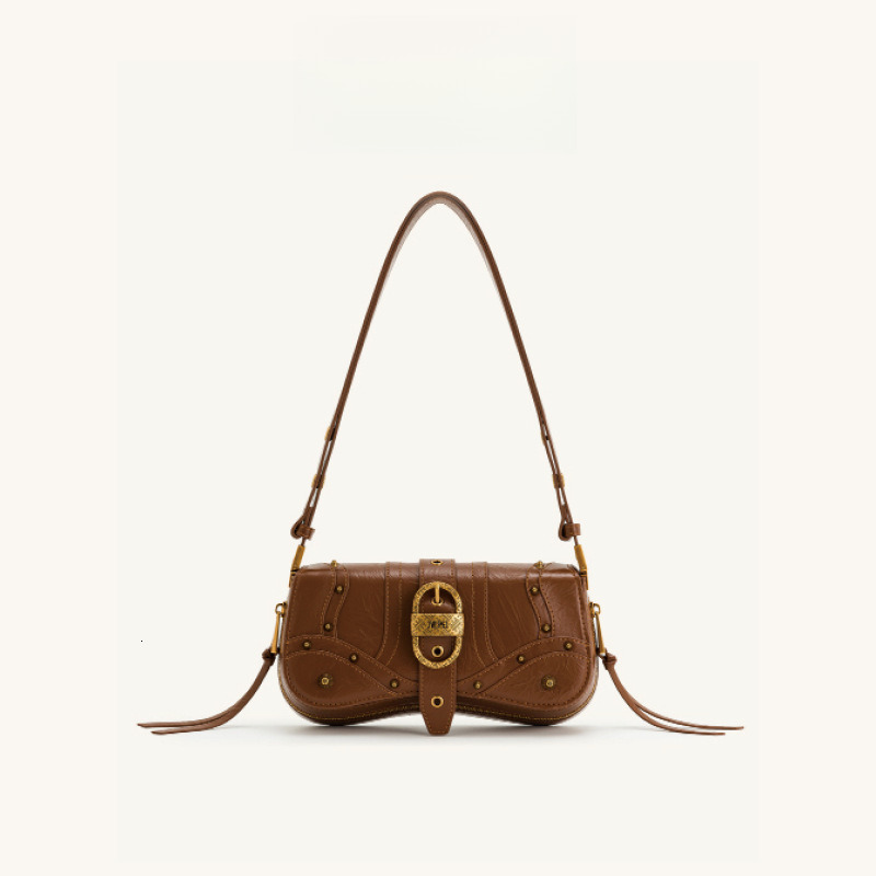 JW PEI Pudding JOY New Motorcycle Series Law Stick Crossbody Underarm Large Capacity Bag For Women