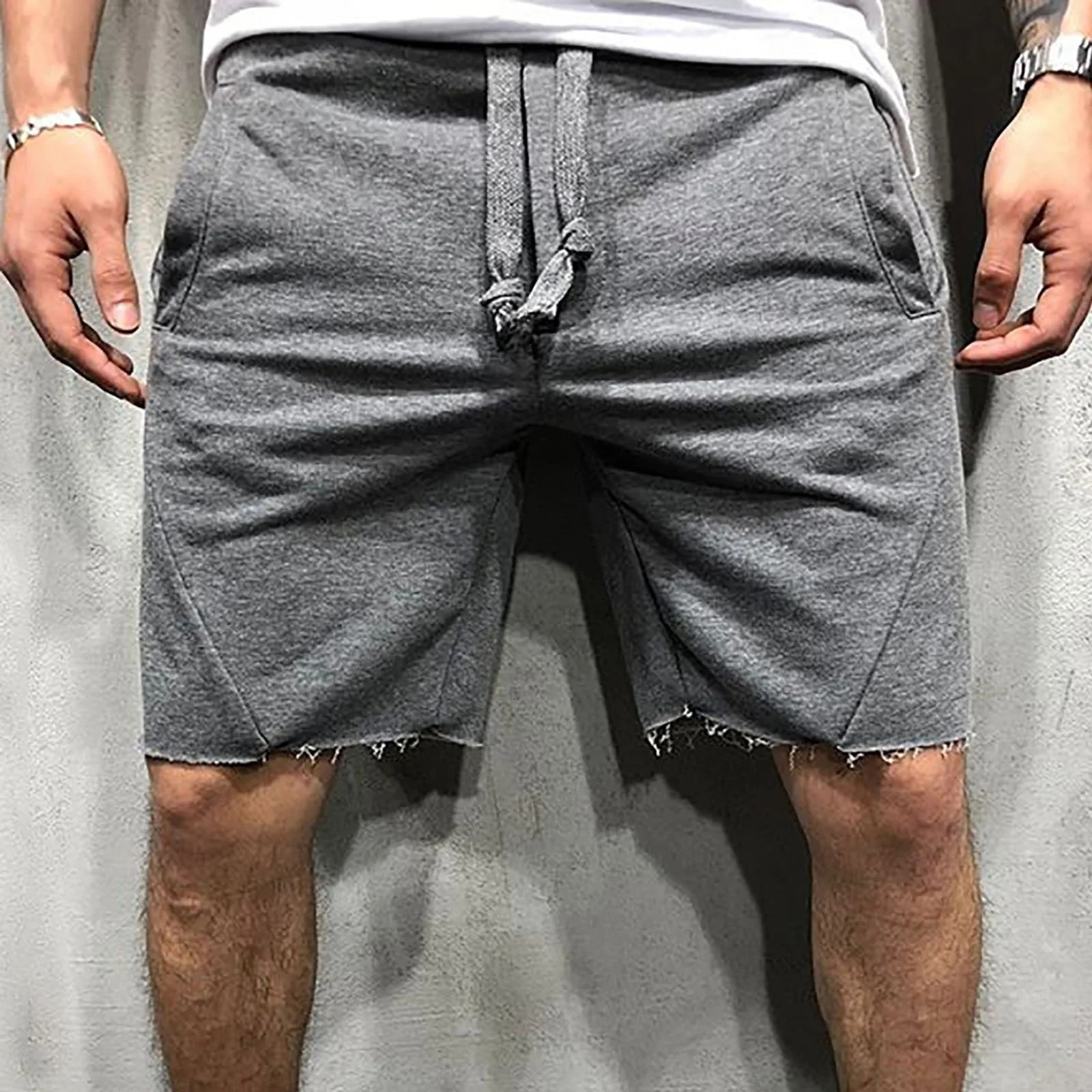 Mens S Loose Fashion Comfortable Jeans Star Shorts Summer Fashion Casual Heavyweight Five Point Trousers Boy Shorts Y2K Pants 250210