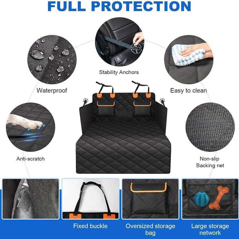 Dog Car Seat Covers Waterproof Dog Car Seat Cover Trunk Case Dog Car Transporter Travel Mat Pad Dog Carriers Hammock For Small Medium Large Dogs H2502