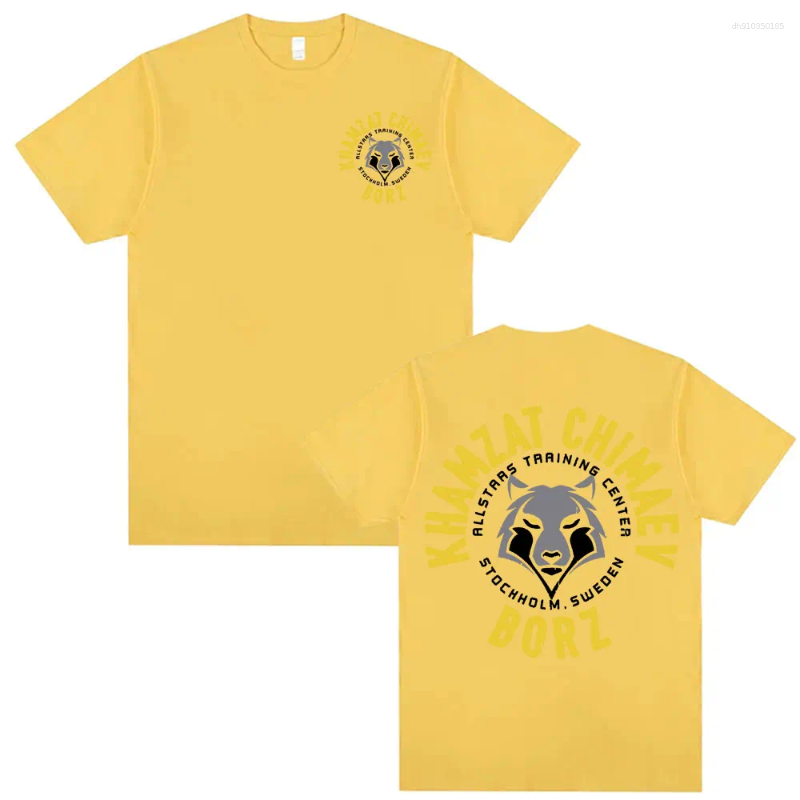 Men's T Shirts Limited Khamzat Chimaev Logo Graphic Clothing Fashion Gothic Oversized T-shirts Unisex Casual Cotton Shirt