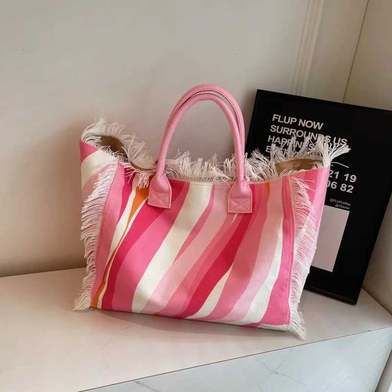 Canvas Material 2024 High Quality Wens Shoder Bag Solid Color High Beauty Fi Tote Bag Soft Versatile Popar Handbag Y250212