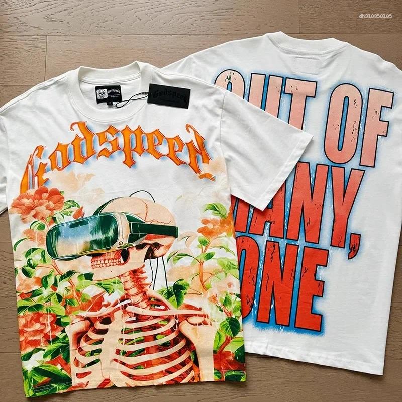 Men's T Shirts Good Quality Summer Style Fashion Short Sleeve Men Women Unisex Abstract Colorful Skull Print Trend