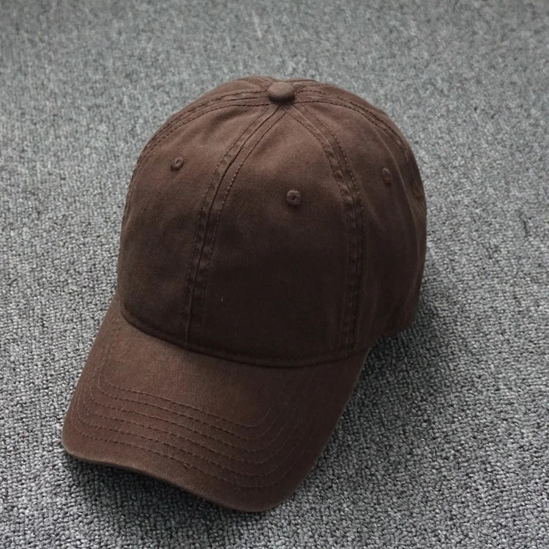 Solid Color Baseball Hats Big Head Man Soft Cotton Plus Size Sport Cap Lady Large Sun Caps 5660CM 6065CM 250118