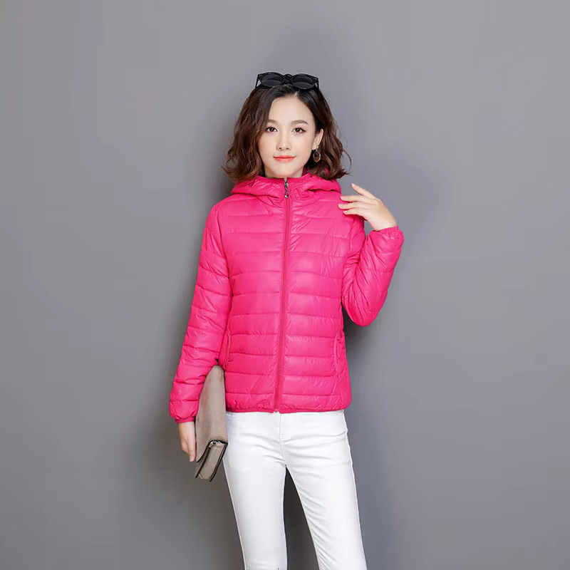 Lightweight Natural Down Jacket for Women Hooded Coat Puffer Jackets Female Winter 2024 Trend Korean Style Ultra Light Coats Hit ddmymarket