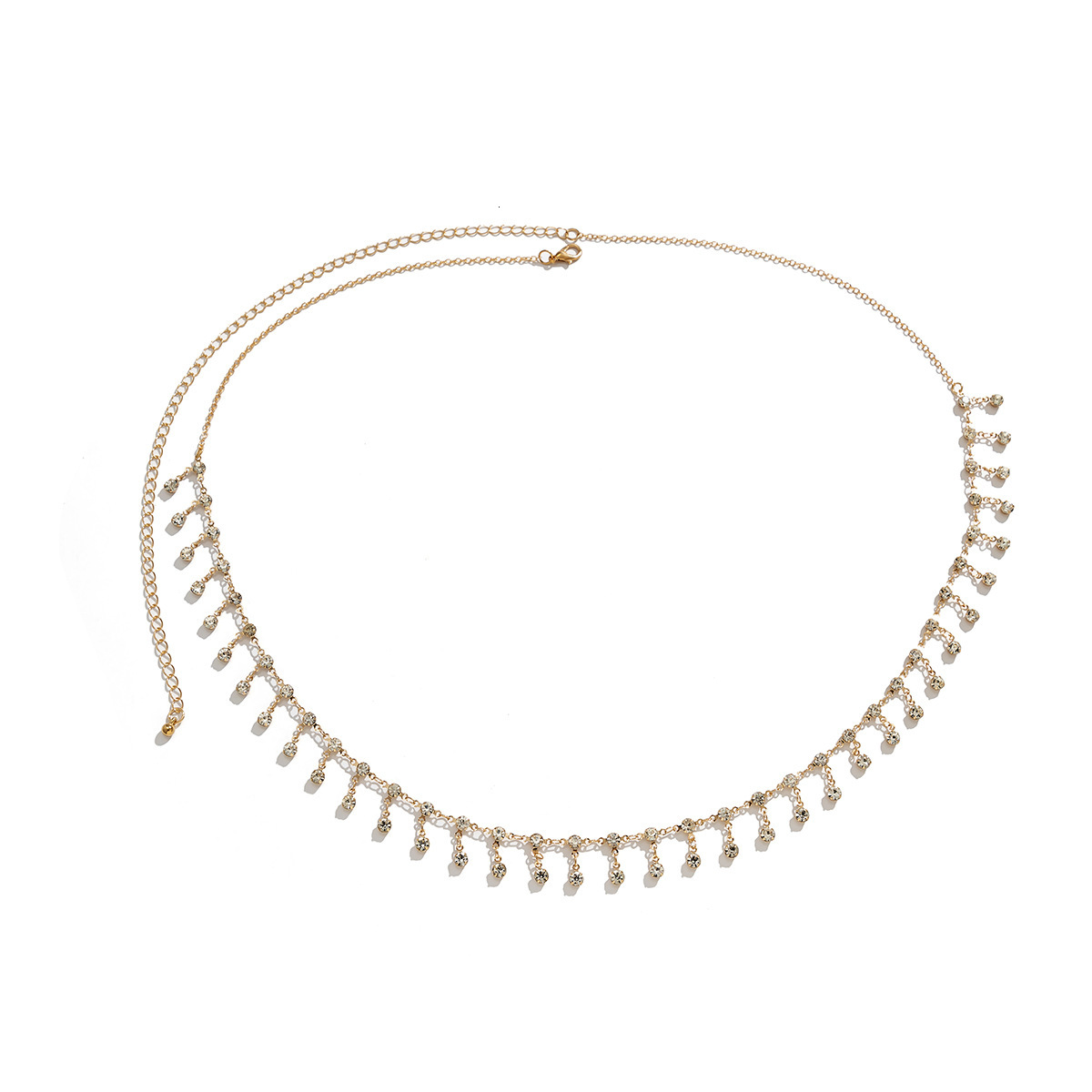 Woman Jewelry ethnic feng shui dia tassel single layer body casual spicy girl metal waist chain