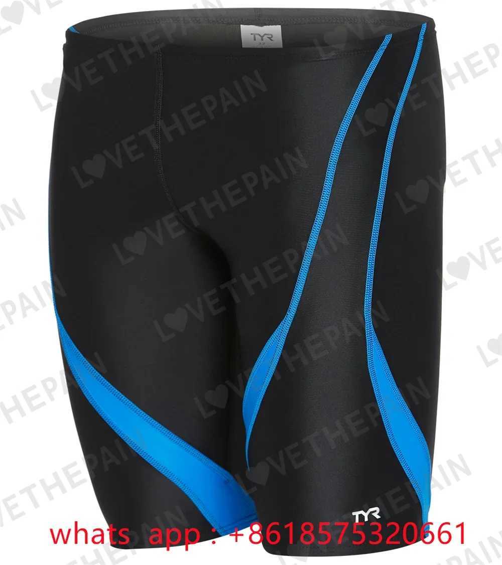 Tyr Mens Alliance Splice Jammer Swimsuit Swimwear Training Swim Shorts Trunks Beach Tight Swimming Pants Jammer Sports Surf X250213