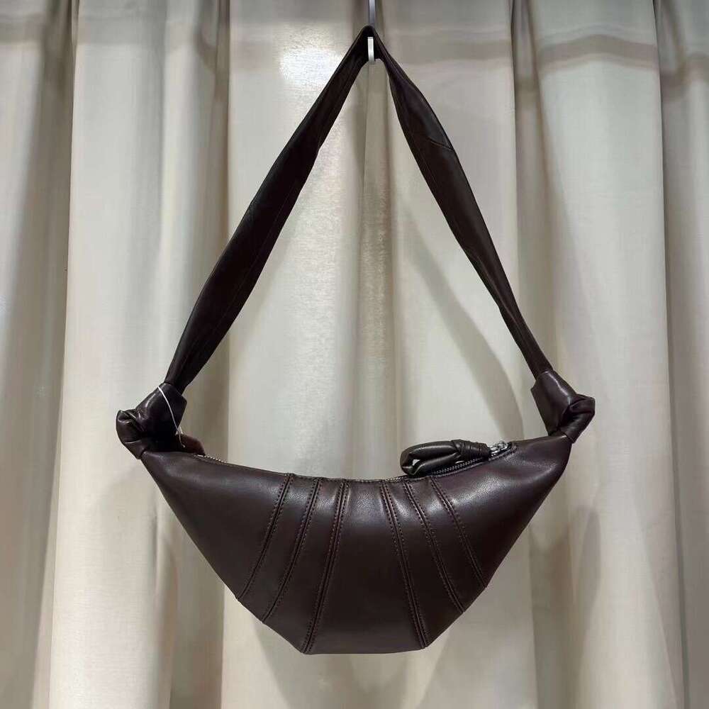 2025 New Crossbody shoulder croissant Hobo bag Real hot Leather Chest Single Shoulder Bag High Top Quality