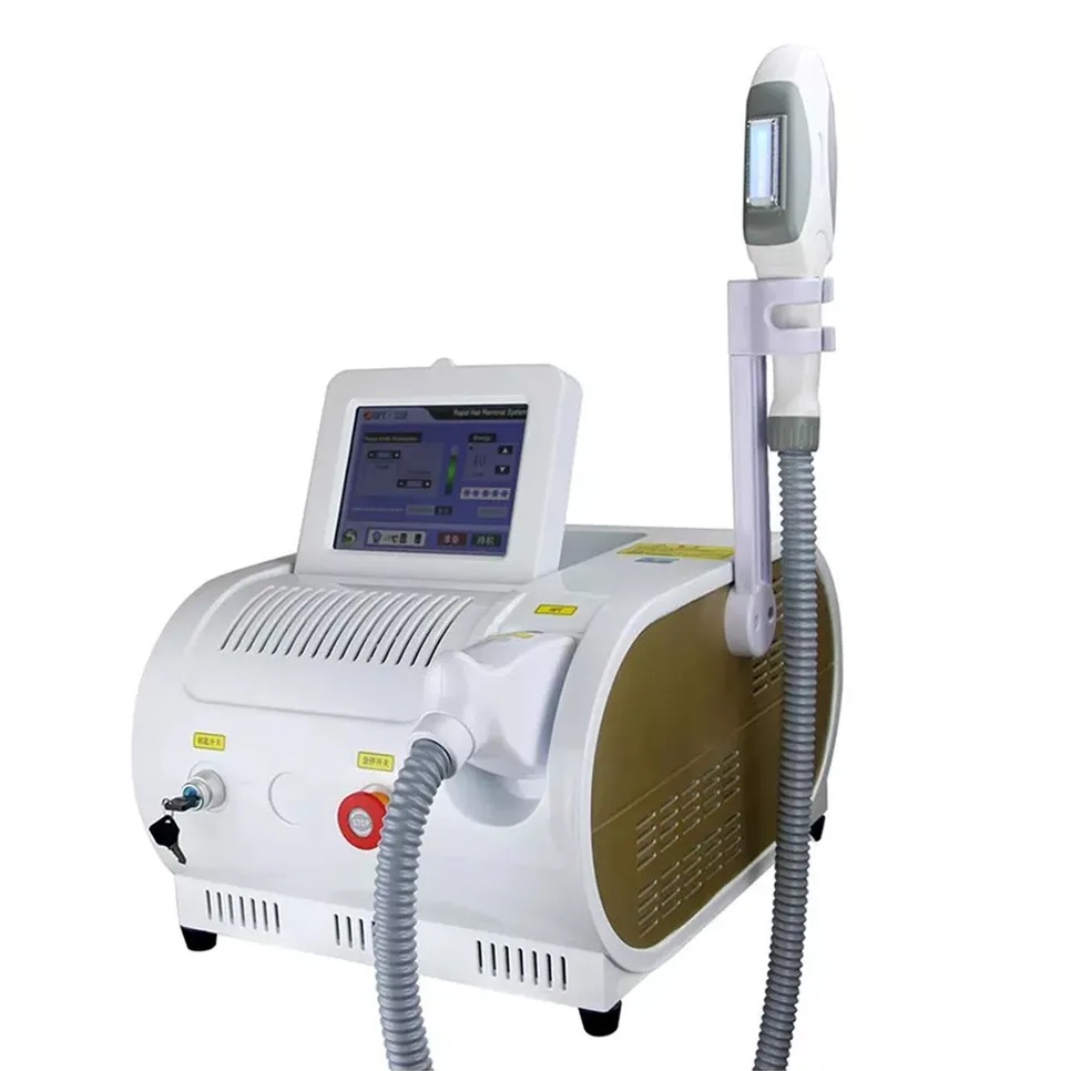 Portable OPT IPL Laser Hair Removal Machine -Skin Care Rejuvenation, Electrolysis Hair Removal Device for Professional Use, Painless Effective Hair Re