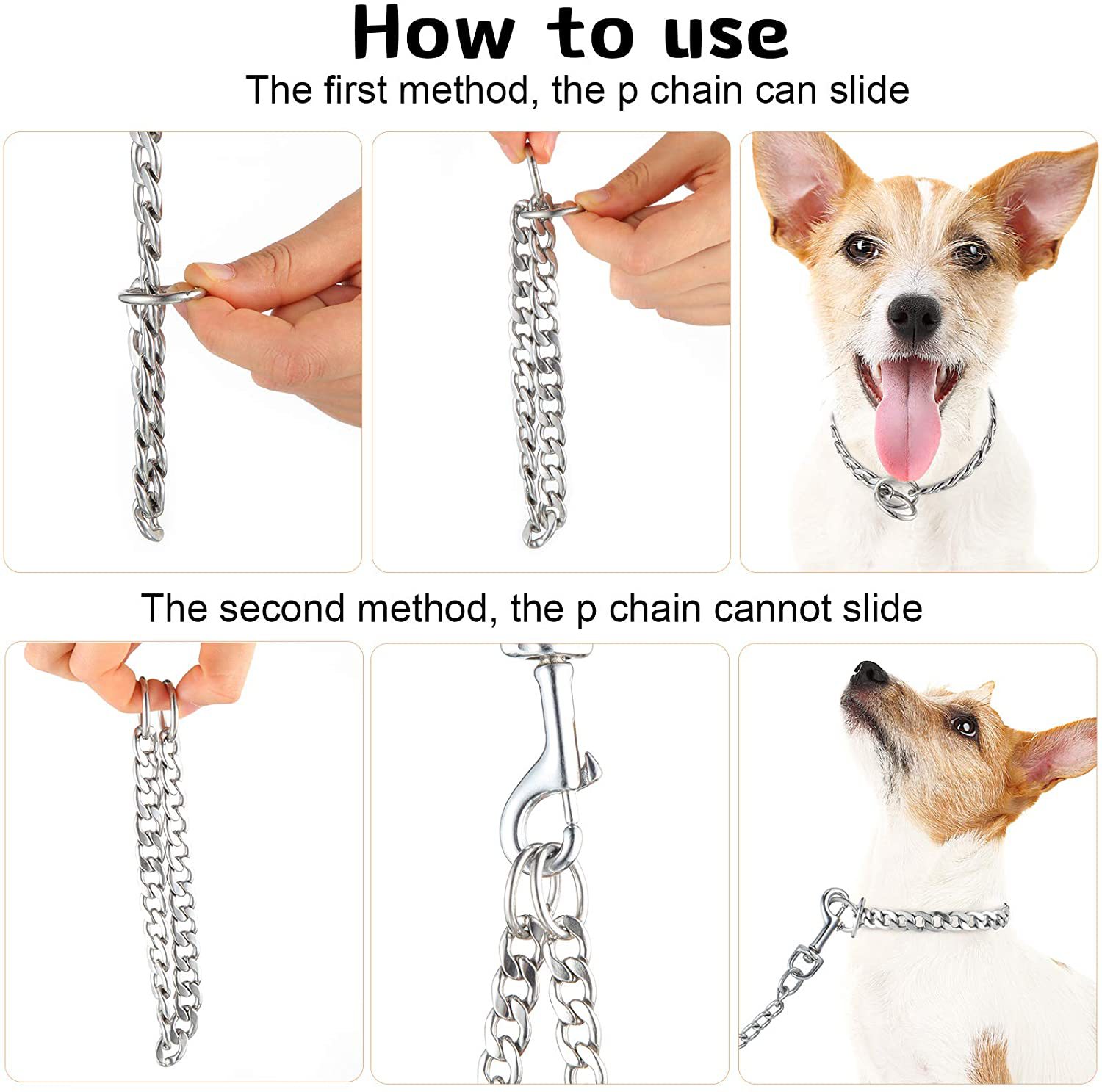 Gold Chain Dog Collar Walking Metal Chain Necklace with Secure Buckle Pet Cuban Style Collar Jewelry Accessories for Small Medium Large Dog Personaliz