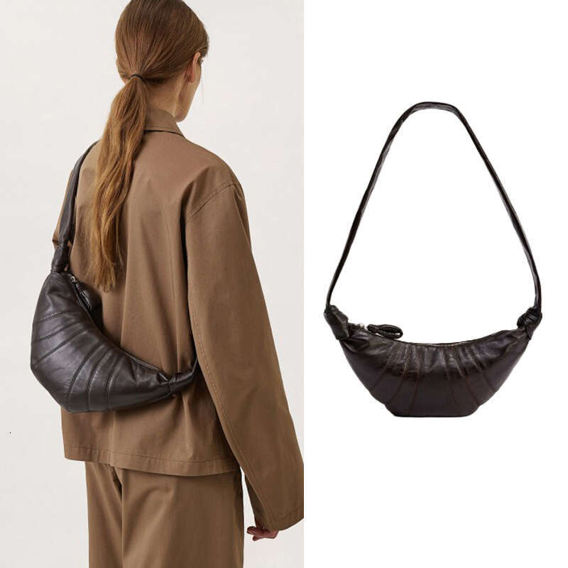2025 New Crossbody shoulder croissant Hobo bag Real hot Leather Chest Single Shoulder Bag High Top Quality