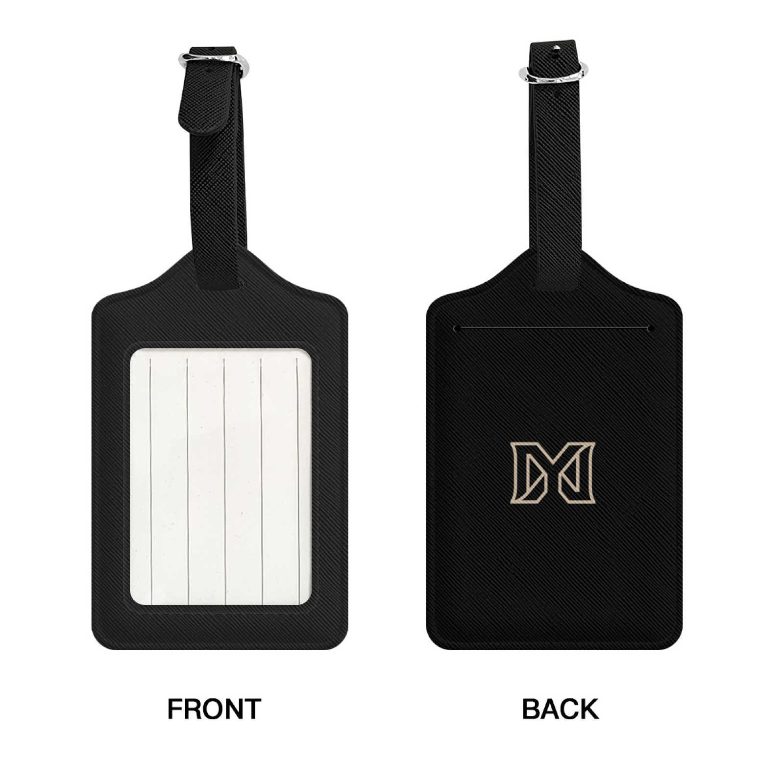 NXY New Solid Color Luggage Tag Suitcase ID Address Card Holder Cross Pattern PU Travel Boarding Bag Tags Essentials Portable Carrier Name Tag Pendent
