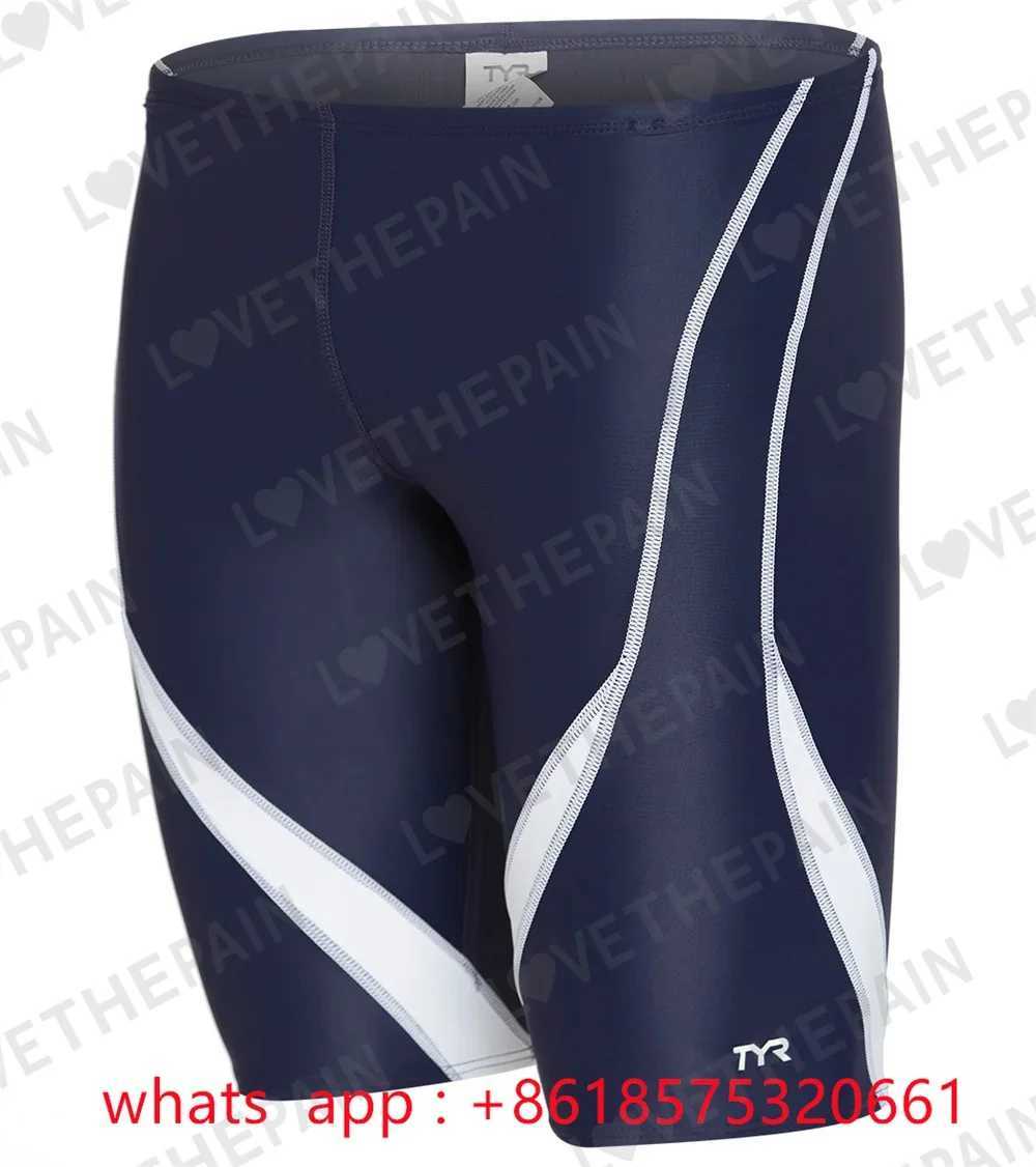 Tyr Mens Alliance Splice Jammer Swimsuit Swimwear Training Swim Shorts Trunks Beach Tight Swimming Pants Jammer Sports Surf X250213