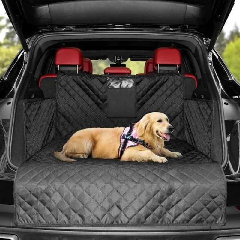 Dog Car Seat Covers Trunk Pet Mat Suitable for Tesla Model Y Dog Seat Cover Fabric Oxford Waterproof Mat Bed Internal Protection Accessories H250211