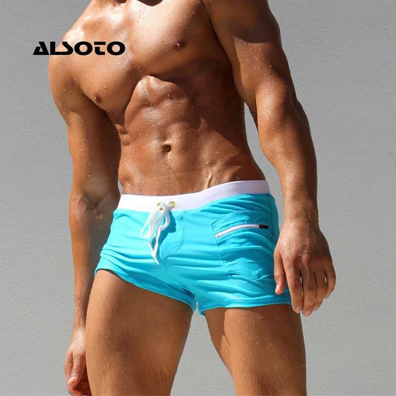 ALSOTO Sexy Swimsuit Maillot de Bain Mens Swim Briefs Beach Shorts Swimming Trunks Men Mayo Swimwear Z260313