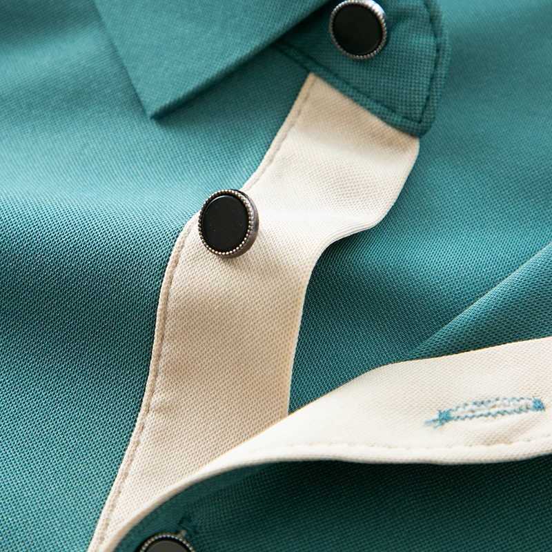 BROWON New Collection 2024 Shirts Mens Short Sleeve Solid Color Turn Down Collar Business Plain Shirt for Man X250213