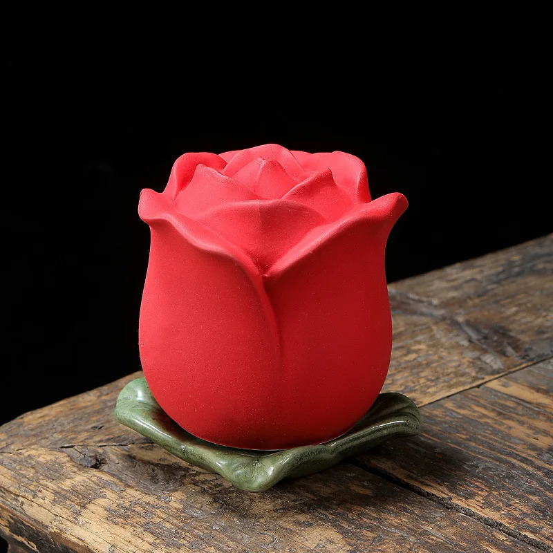 Ceramic Cremation Urns for Human Ashes Small Pet Urns Animal Rose Flower Memorial Funeral Container Cats Memorial Dog Deceased 250213