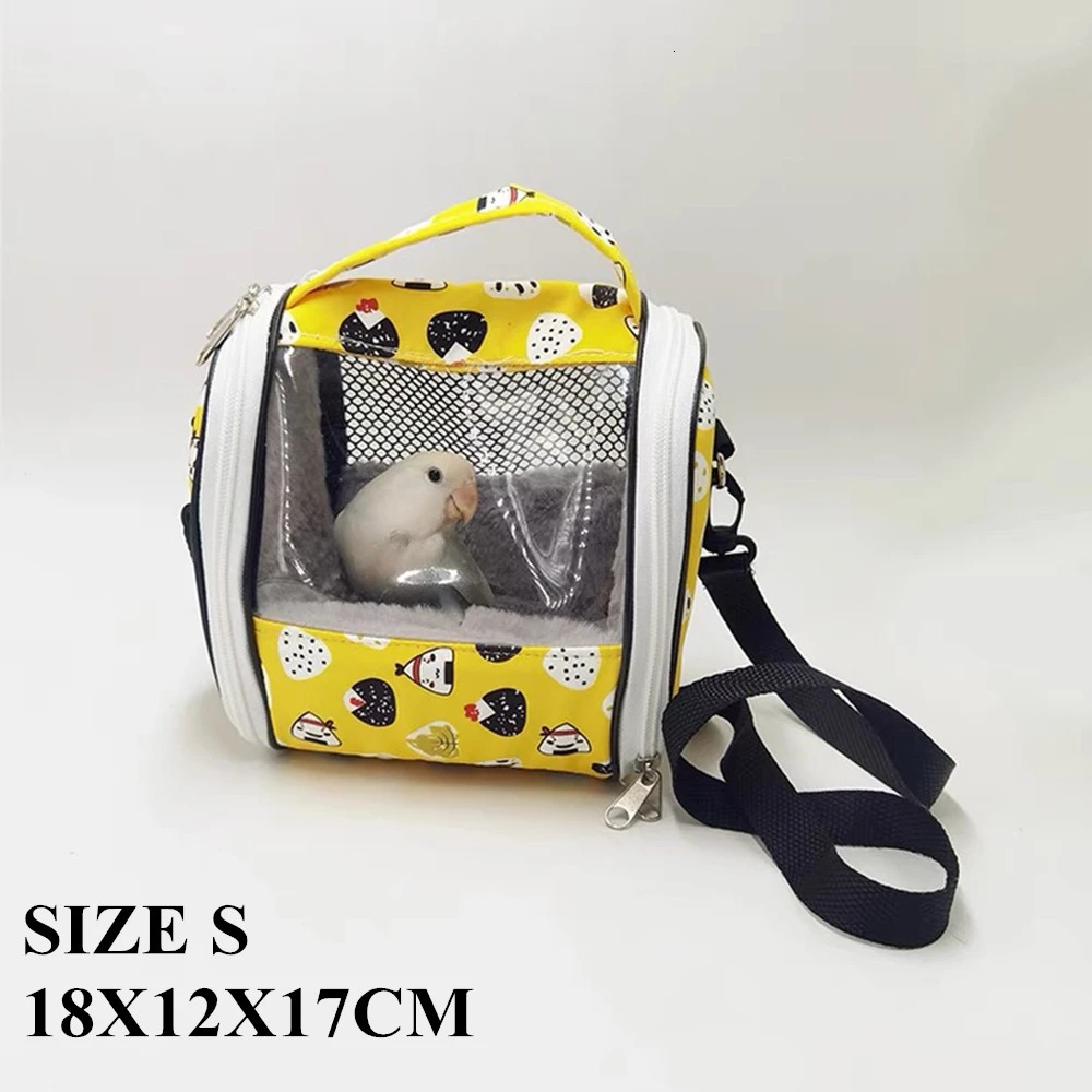 Portable Small Animals Travel Bag Bird Plush Winter Warm Pet Parrot Guinea Pig Bunny Rat Hamster Backpack Lightweight 250206