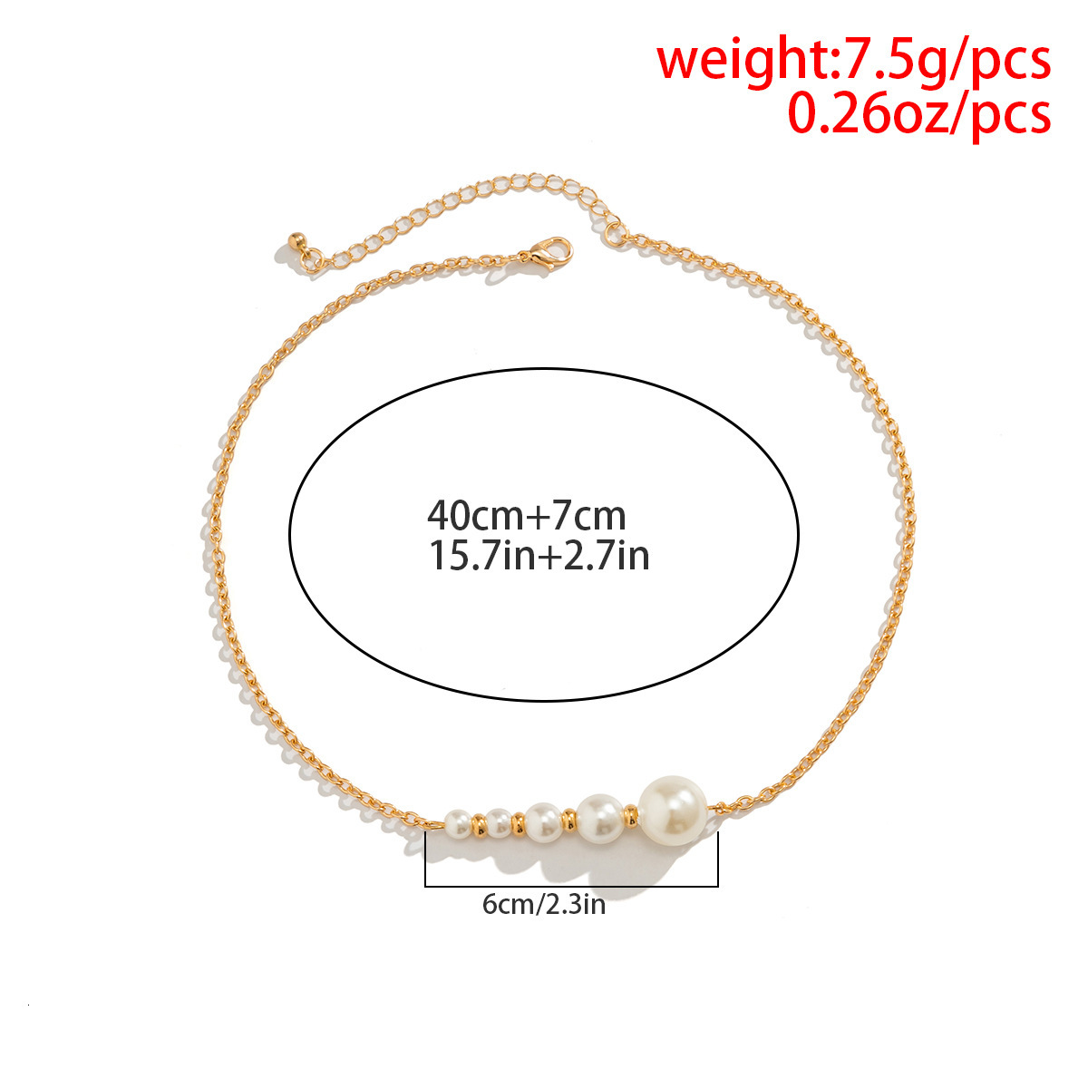 Woman fashion Jewelry minimalist design, single-layer collarbone chain, cool style, elegant and imitation pearl necklace for women