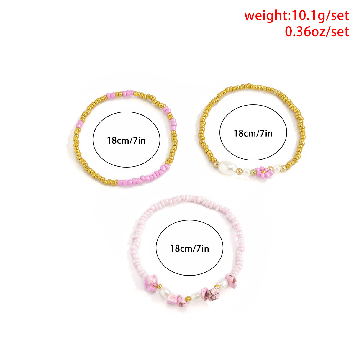 fashion Jewelry minimalist splicing rice bead bracelet, female ethnic style small daisy imitation designer pearl bracelet