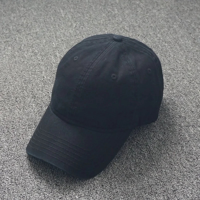 Solid Color Baseball Hats Big Head Man Soft Cotton Plus Size Sport Cap Lady Large Sun Caps 5660CM 6065CM 250118