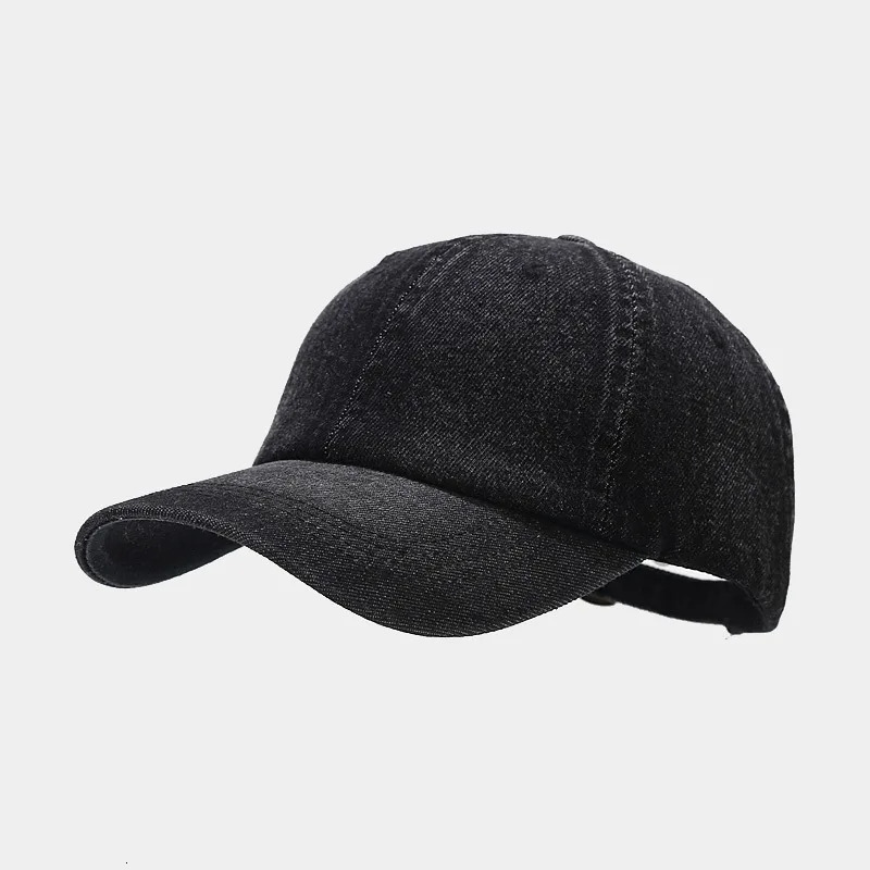 High Quality Fashion Denim Baseball Cap Men Women Jeans Caps Casquette Plain Bone Hat Gorras Men Casual Dad Male Hats 250110