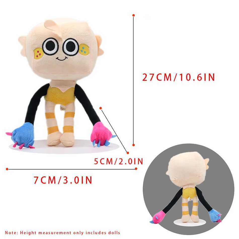 25cm Dandys World Plush Cute Dandy World Scrap Stuffed Horror Game Goob Pebble Plushie Soft Pillow Doll Children Gifts Doll Bir