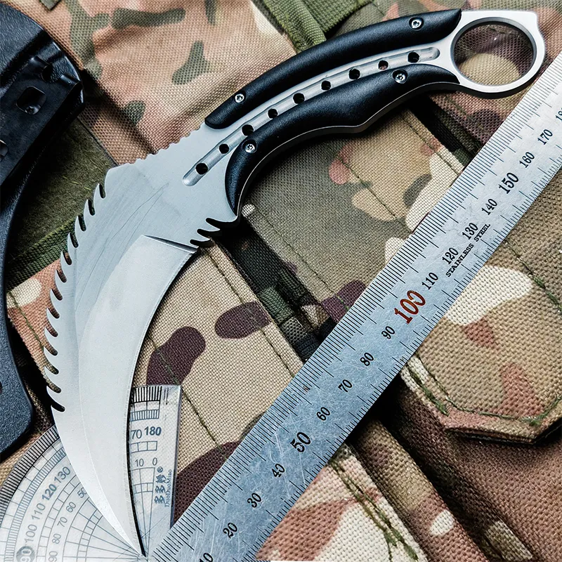 Karambits Outdoor Straight Defense Carry Mini Field Portable Meat Eater Camping Fishing S Fruit Knife CUP25021310