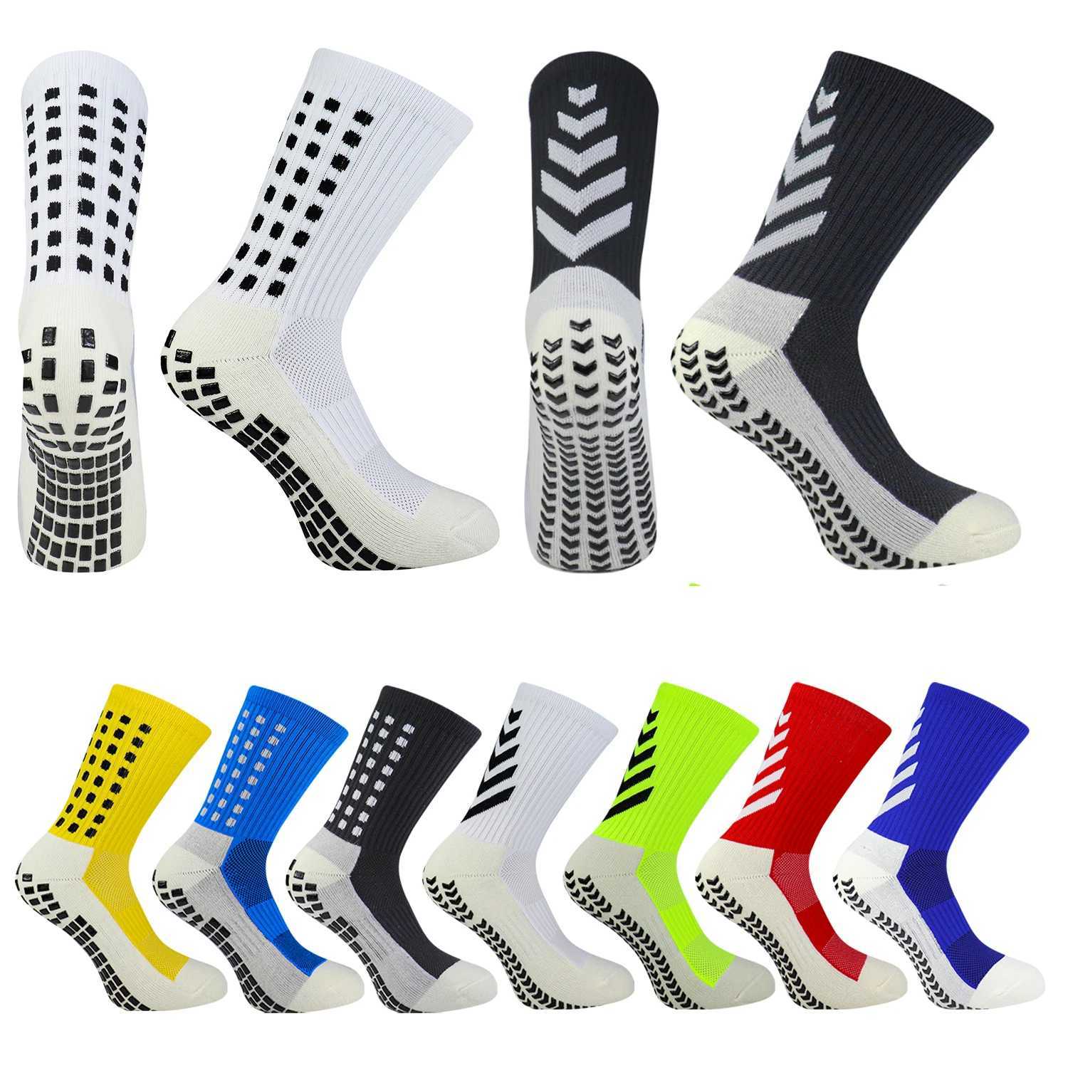 Anti Slip Grip Football Socks Nylon Silicone Suction Cup Non Slip Soccer Socks Men Women Sports Baseball Rugby Cycling SocksXJ250213