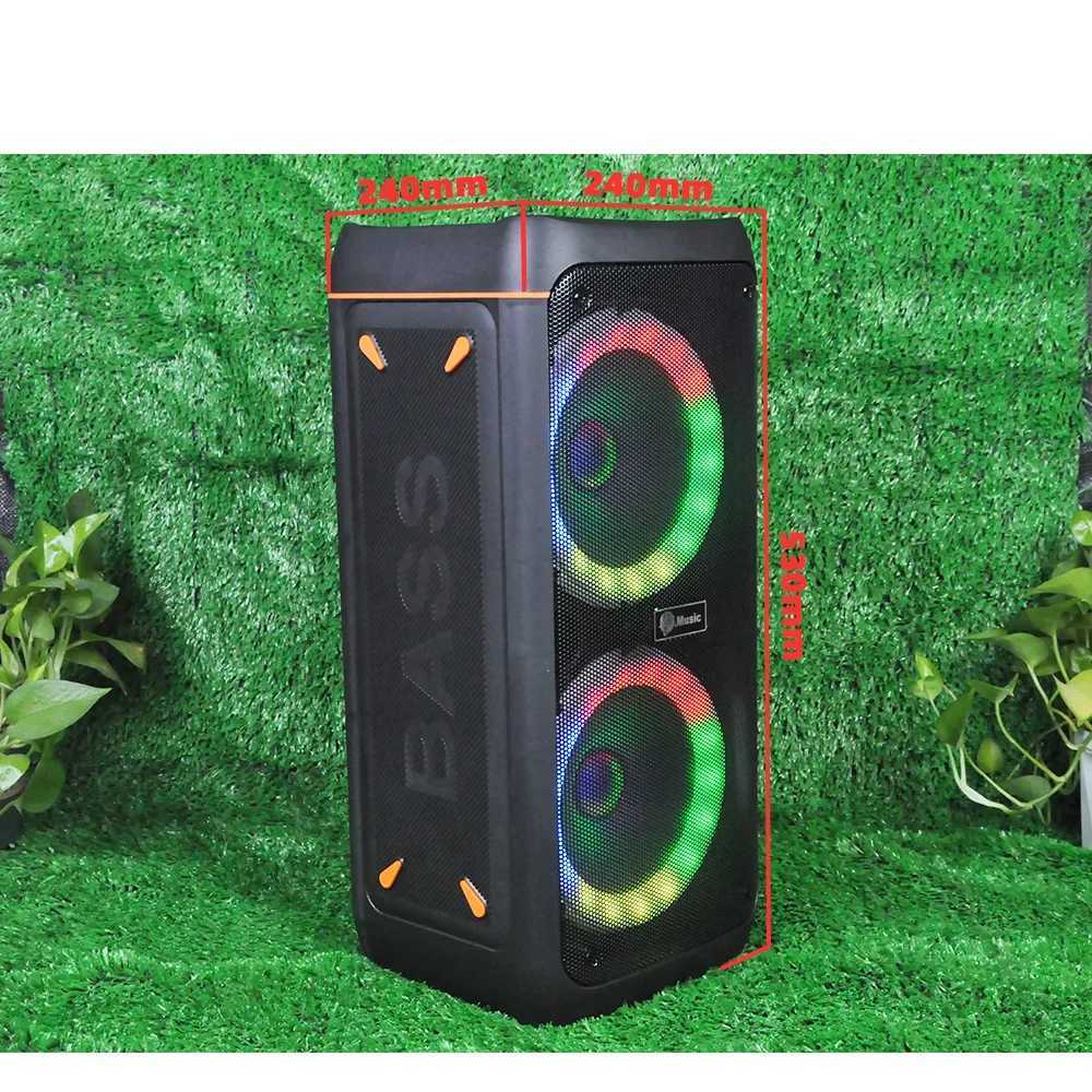 Powerful Speaker Portable Sound box Large Subwoofer Wireless Stereo Music Karaoke Column Support FM SD USB with Mic Z250213