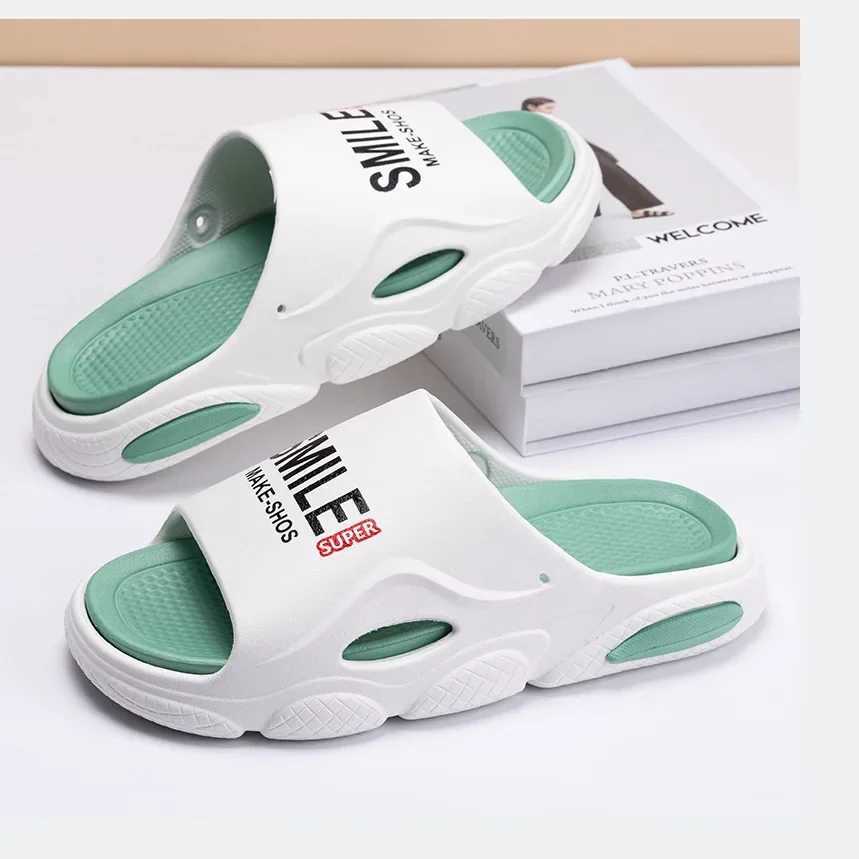 Platform Slippers 5cm Men Soft Air Cushi Slippers Eva WenS Slippers Fi Flip Flops Outdoor Shoes Summer Sandals Y250213