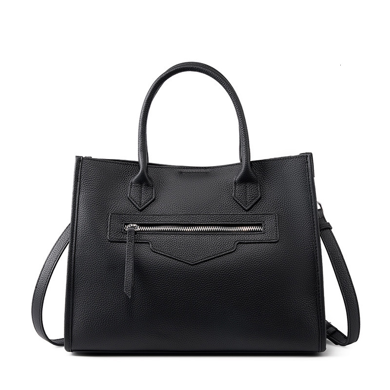 Bag Large Tote Large Capacity Leather Handbag, Niche Design, High-End Feel, Commuting Computer, Document Bag, Women's Bag