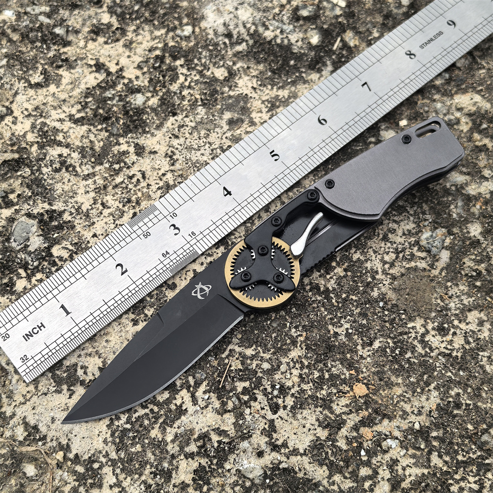 Newest MANTIS Gear Cutter Folding Knife Cr Mov Blade Aluminum Handle Easy To Carry Outdoor Hunting Hiking Pocket Tool Gift Knives