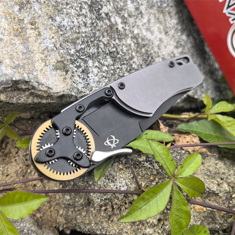 Newest MANTIS Gear Cutter Folding Knife Cr Mov Blade Aluminum Handle Easy To Carry Outdoor Hunting Hiking Pocket Tool Gift Knives