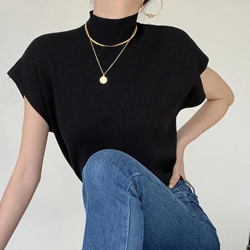 Women's Blouses Summer Fashion Woman Vintage Blouse 2025 Stylish Elegant Knitted Shirts And Tops Clothing Blusas Para Mujer 20397