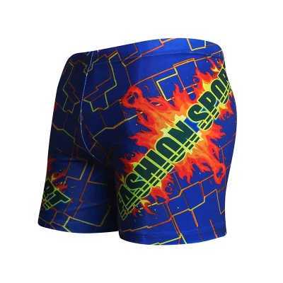Wolf Print Men Swimwear Swimming Trunks Push Up Bathing Suit Man Diving Swimsuit Briefs Big Size Beach Sport Shorts Z260314