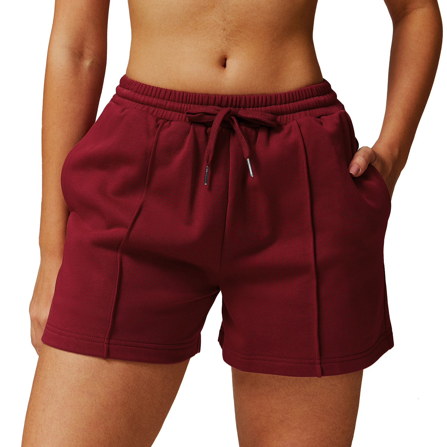 Spring High Waisted Casual Loose Pants With Pockets Outdoor Fashion Sports Shorts Sexy Beach Pants