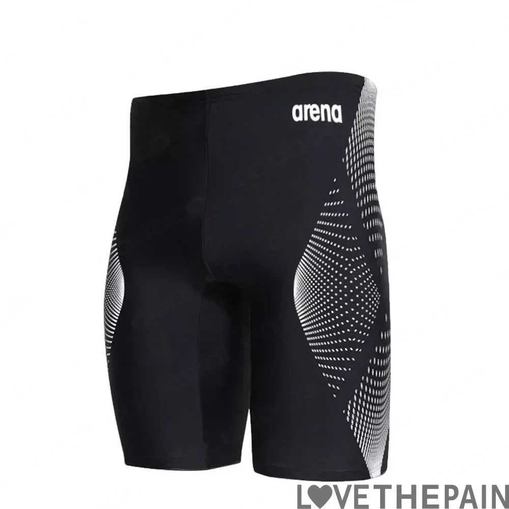 New Men Jammer Swimming Professional Swim Surf Trunks Summer Beach Lycra Quick Dry Uv Protection Gym Tights Shorts X Z260314