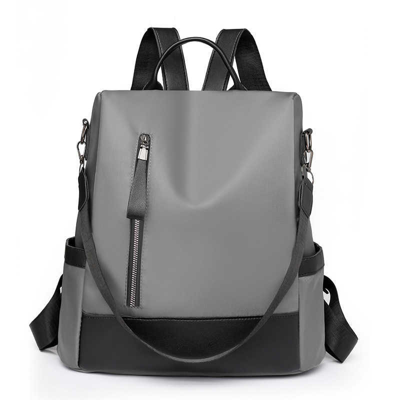 Oxford Cloth Backpack Lightweight Travel Bag New Anti Theft Womens Backpack Leisure Large Capacity Commuting Bag Women