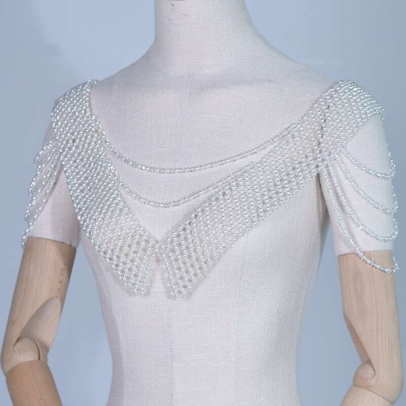 Jewelry Handmade Pearl Sexy Bra Fashion Chest Bikini Underwear Party Body Chain Bridal Shawl Ornaments