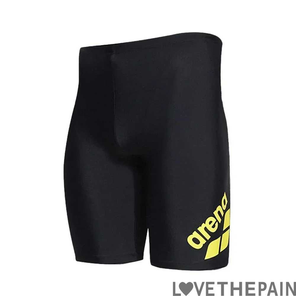 New Men Jammer Swimming Professional Swim Surf Trunks Summer Beach Lycra Quick Dry Uv Protection Gym Tights Shorts X Z260314