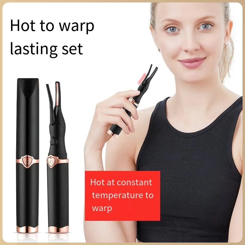 Portable 3 Temperature Mode Heated Eyelashes Curling Tool Electronic USB Natural Eye Lash Curler Beauty Supplies y250115