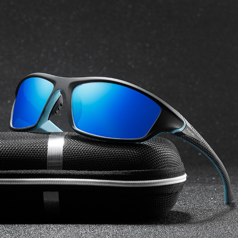 Fashion Polarized Sports Sunglasses With Chain Men Women Brand Designer Retro Sun Glasses Cycling Climbing Fishing Driving Hiking UV400 TAC Lens CB CA