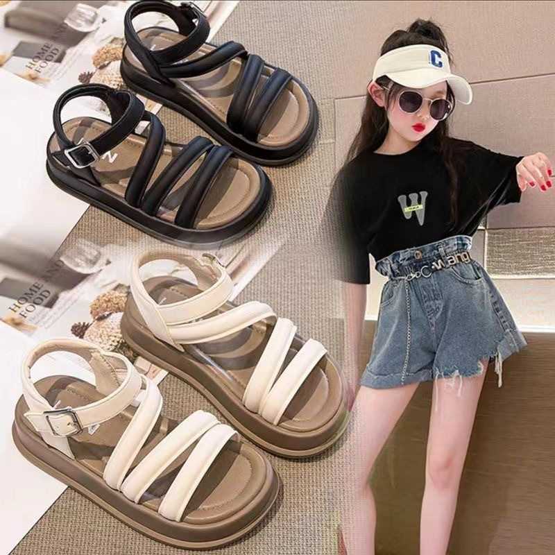 Sandals Childrens and girls sandals with exposed toes summer new fashion Korean version princess student cute and versatile Western style sandals H250