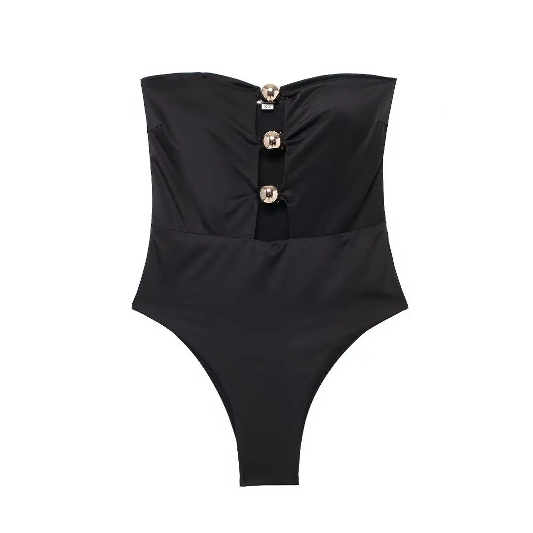 TRAF Black Sexy Tight Bodysuit Women off Shoulder Bodys for White Sleeveless Bodysuits Woman Outfits Lingerie 250211
