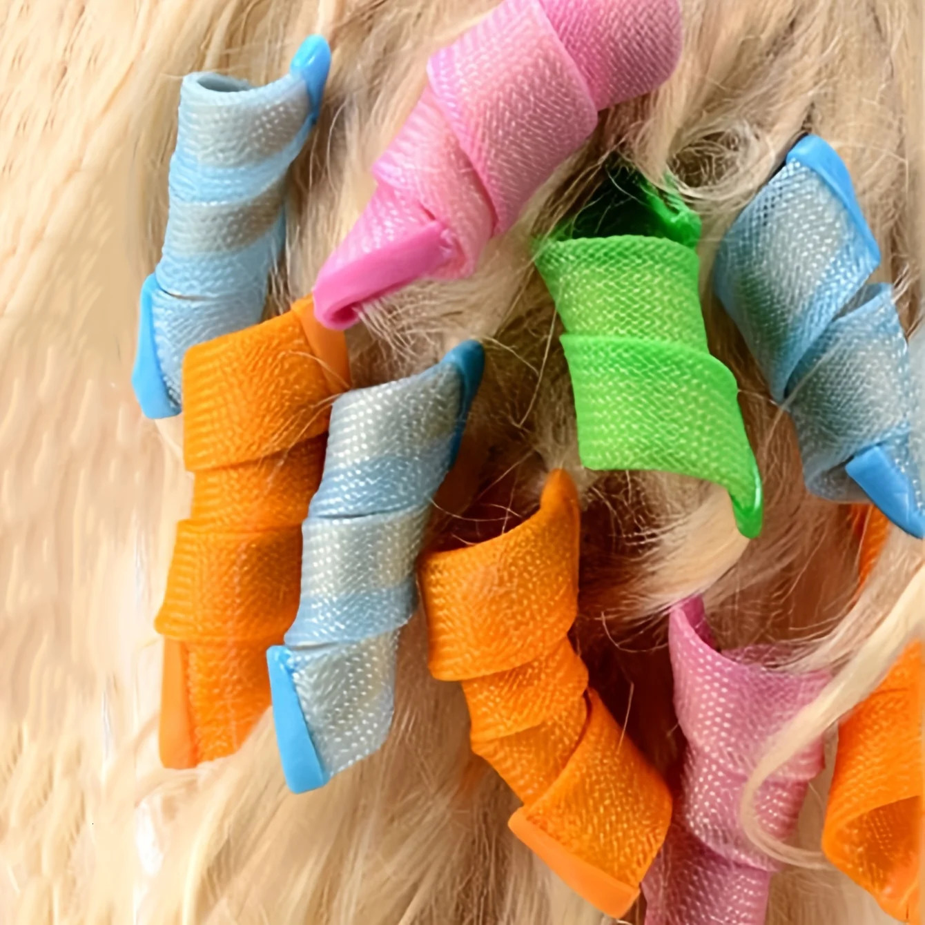 20pcs/Set Magic Hair Curler Heatless Hair Rollers Wave Formers Hairstyle Roller Sticks Curling Hair Styling Tools for Women 250214