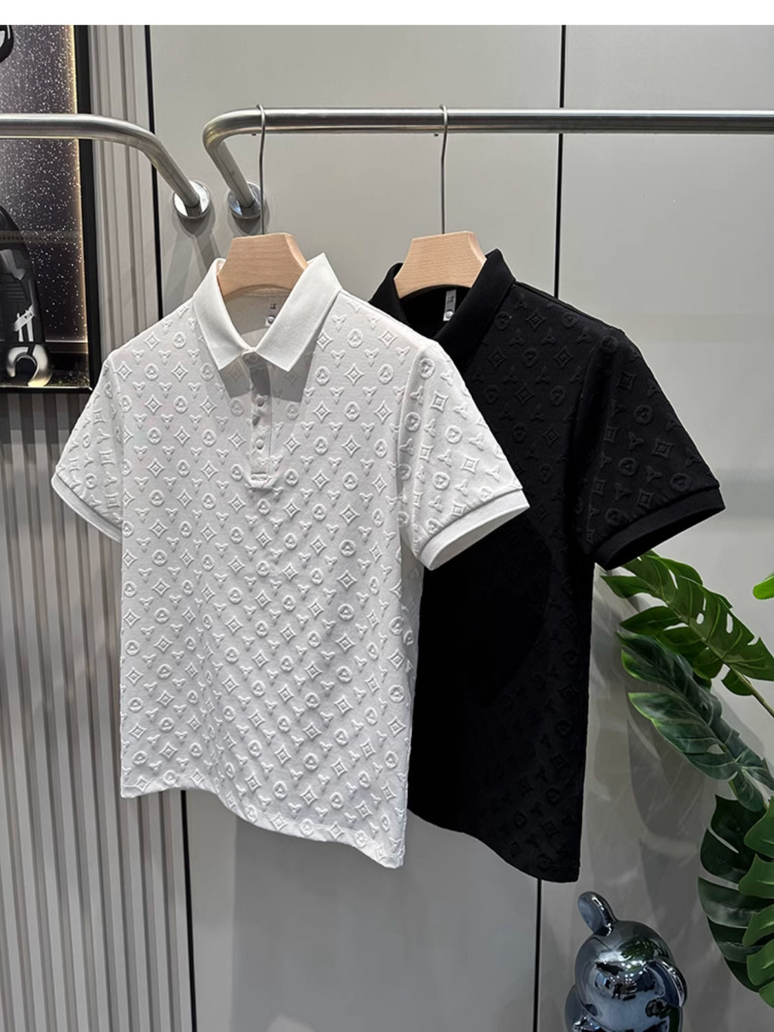 High-grade POLO shirt summer new comfortable breathable casual lapel short-sleeved T-shirt thin half sleeve shirt men 2025